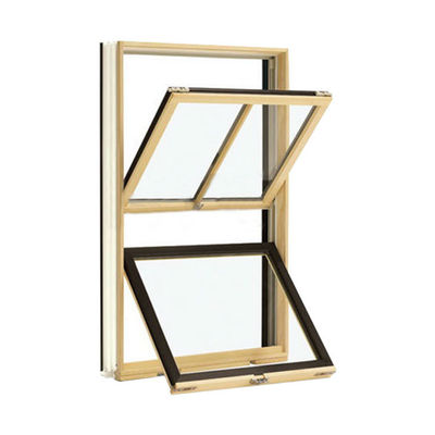 Vertical Opening Pattern Aluminum Up Down Sliding Window for Customized Size