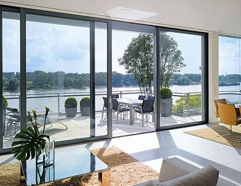 Waterproof and Windproof PVC Glass Sliding Door for UPVC Door Open Style Sliding