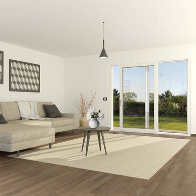 Waterproof and Windproof PVC Glass Sliding Door for UPVC Door Open Style Sliding
