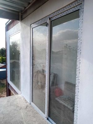 EPDM Double Sealing System Thermal Break Aluminum Sliding Door for Sound Insulation