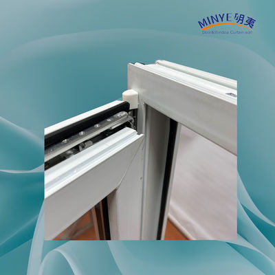 Kin Long Chinese Top Hardware PVC Tilt and Turn Window with Double Tempered Glass