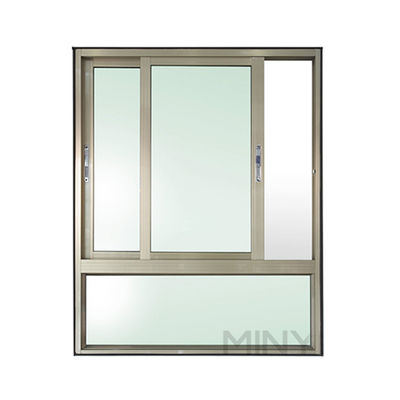 Postmodern Design Style Sun Shade Glass Windows with 6063-T5 Standard Aluminum Profile