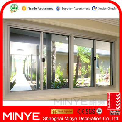 Postmodern Design Style Sun Shade Glass Windows with 6063-T5 Standard Aluminum Profile