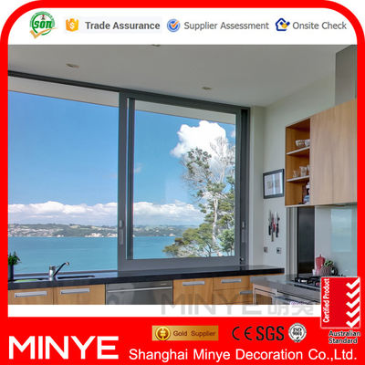 Postmodern Design Style Sun Shade Glass Windows with 6063-T5 Standard Aluminum Profile