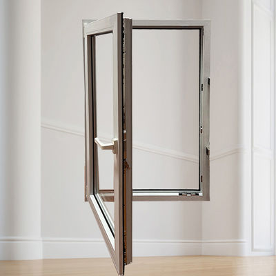 OEM Customized Upvc Tilt Turn Windows for House Sliding Fixed Profile Pvc Window