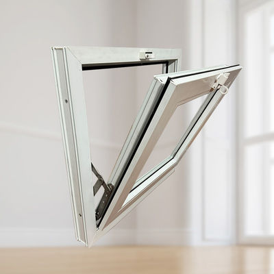 European-style Customized Size PVC Inverted Window with Excellent Anti-theft Sealing