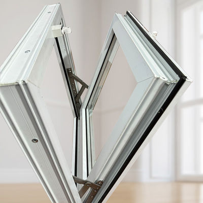 European-style Customized Size PVC Inverted Window with Excellent Anti-theft Sealing