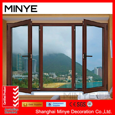 Customizable 1.4mm Profile Thickness Aluminum Double Glazed Impact Window for House