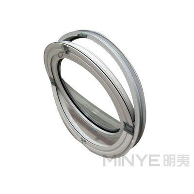 Round Top Design UPVC Window with Horizontal Opening Pattern and Aluminum Alloy Frame