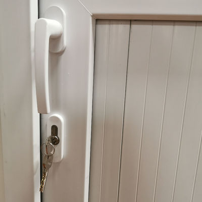 EPDM Rubber Strip Surface Finished UPVC Vertical Hinged Door for PVC Gusset Door