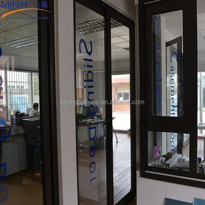 GOS-S T110 Series Aluminum Profile Sliding Door for Conference Room Profile Thickness 2.0mm