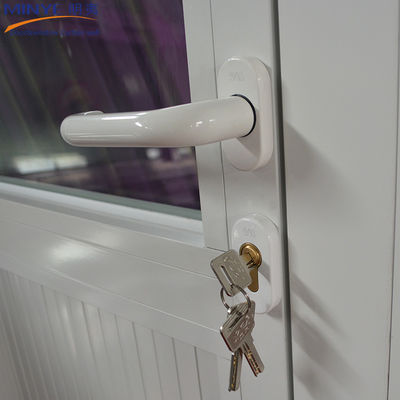 Waterproof Customized Size Aluminium Swing Open Casement Door with Double Glass Panels