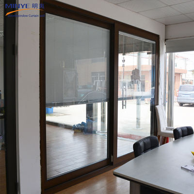 Customized Size Aluminum Sliding Door and Windows with Built-In Blinds in French Style