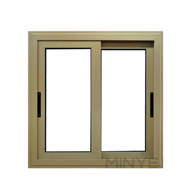 Double Tempered Glass Aluminum Sliding Windows with Good Sealing and Powder Coating