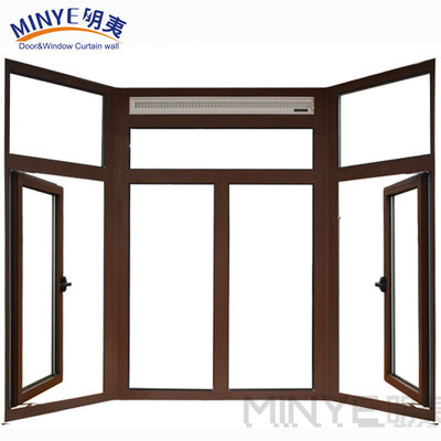 Hardware Big Window Aluminum Windows Glass Latest Design with Horizontal Opening