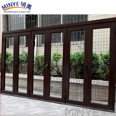 Customizable Waterproof and Thermal Insulation Aluminum Folding Glass Door System