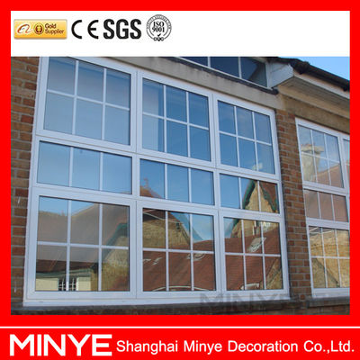 Front House Bedroom Design Big Fixed Window with Aluminum Alloy Frame and Glass Panels
