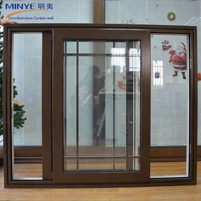 Sliding Balcony Aluminum Windows with Aluminum Alloy Frame Material in Puerto Rico
