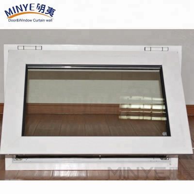 Swing Open Normal PVC Profile Color Customization UPVC/PVC Horizontally Pivoted Single Hung Windows