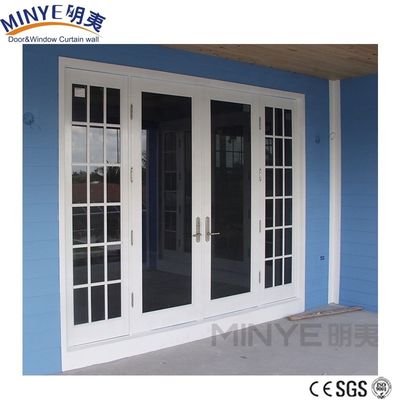 Villas Interior PVC Front Doors 2.5mm Thickness Modern Design Fiberglass Screen Netting