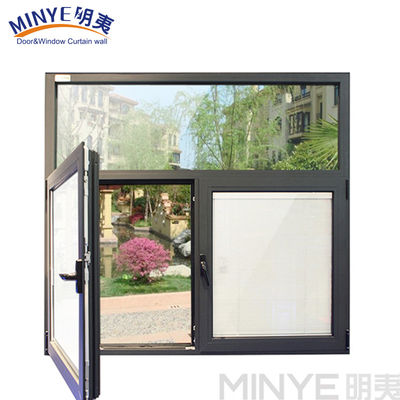 White or Customized Aluminum Profile Spanish Style Tilt and Turn Windows in Shanghai