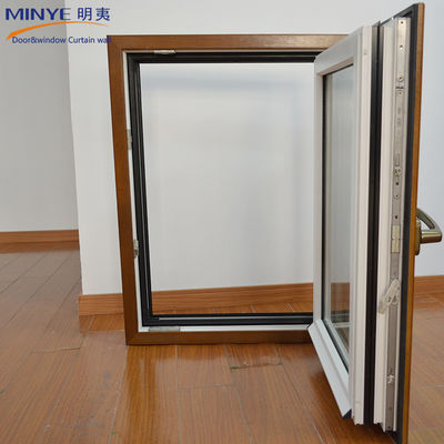 White or Customized Aluminum Profile Spanish Style Tilt and Turn Windows in Shanghai