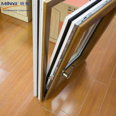 White or Customized Aluminum Profile Spanish Style Tilt and Turn Windows in Shanghai