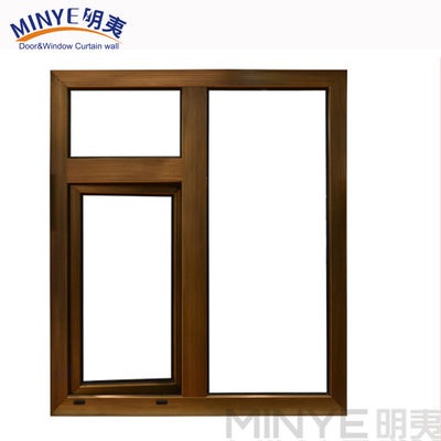 Anodized or Powder Coating Finish Aluminum Alloy Casement Swing Windows at Affordable