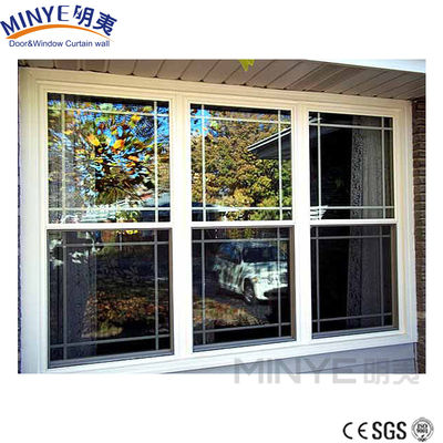 Aluminum Sash Window with German Hardware Option and FiberGlass Screen Netting Material