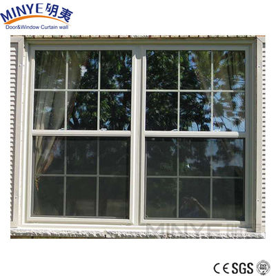 Aluminum Sash Window with German Hardware Option and FiberGlass Screen Netting Material