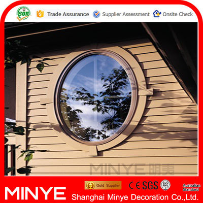 Special-shaped Swing Aluminum Windows with Customized Shape and Double Tempered Glass