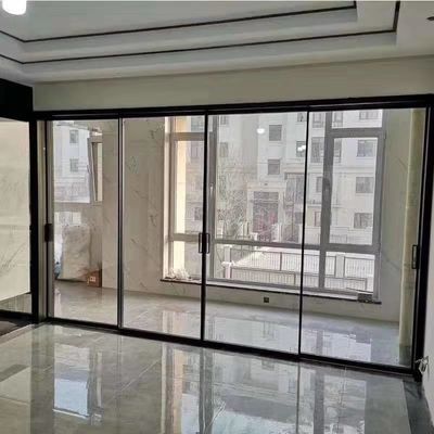 2.0mm Profile Thickness Modern Aluminum Glass Sliding Windows and Doors for Interior