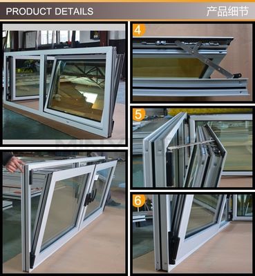 Shanghai Aluminum Double Hung Windows with VERTICAL Opening Pattern and OEM Welcome