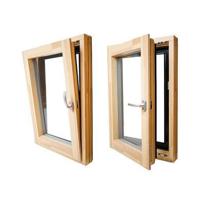 Vertical Opening Villa Aluminium Chain Winder Top Hung Window with and Timber Reveal