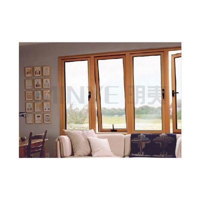 Vertical Opening Villa Aluminium Chain Winder Top Hung Window with and Timber Reveal