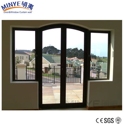 Living Room Heat and Cold Insulation Aluminum Glass Casement Door Color Customization