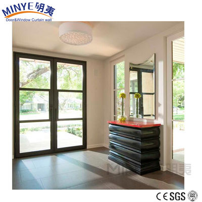 Living Room Heat and Cold Insulation Aluminum Glass Casement Door Color Customization
