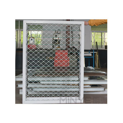 Aluminum Louver Window with Customizable Burglar Mesh and Horizontal Opening Pattern