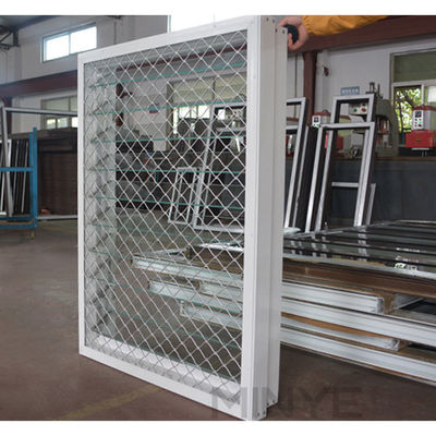 Aluminum Louver Window with Customizable Burglar Mesh and Horizontal Opening Pattern