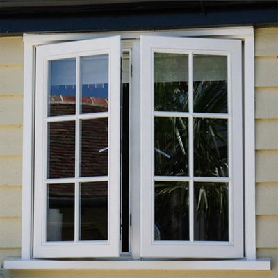 Horizontal Opening Pattern House Windows for Windproof Function in Durable Material