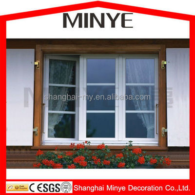 Horizontal Opening Pattern House Windows for Windproof Function in Durable Material