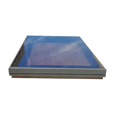 5mm 19A 5mm Glass Aluminium Skylight Frame with FiberGlass Screen Netting Material
