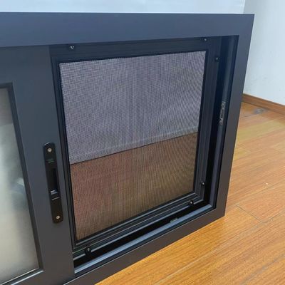 Tempered Glass Sliding Windows Brown Bulletproof Glass Window for Villa Requirements