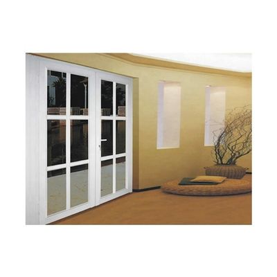 5MM 9A 5MM Glass Spec Aluminum Entry Doors for Modern Iron Grill Glass Balcony Door