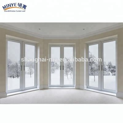5MM 9A 5MM Glass Spec Aluminum Entry Doors for Modern Iron Grill Glass Balcony Door