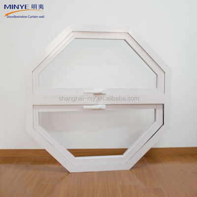 Customizable Hexagon Aluminum Glass Casement Window with Dow Corning Silicone