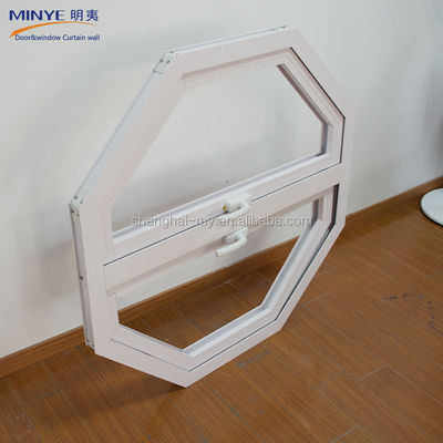 Customizable Hexagon Aluminum Glass Casement Window with Dow Corning Silicone