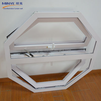 Customizable Hexagon Aluminum Glass Casement Window with Dow Corning Silicone