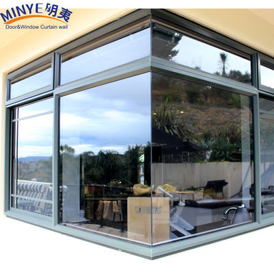 Seamless Aluminum Alloy Frame Reinforced Corner Windows for Modern and Sleek Design