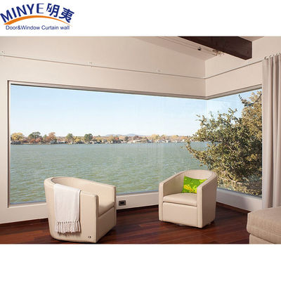 Seamless Aluminum Alloy Frame Reinforced Corner Windows for Modern and Sleek Design